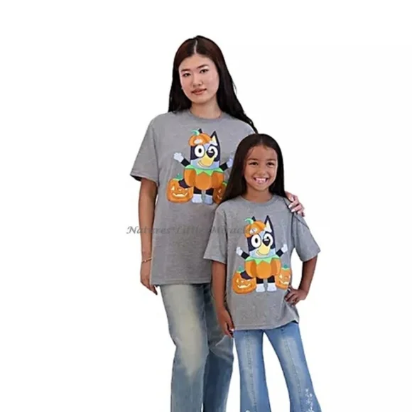🎉4/$20Viral Bluey Glow In The Dark Matching Family Halloween-Adult Med - Picture 3 of 6